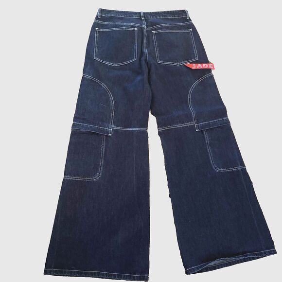 Jaded London Colossus Fit W28  Actual 32 x 32 Wide Leg Baggy Skater Y2K Grunge - Picture 3 of 16